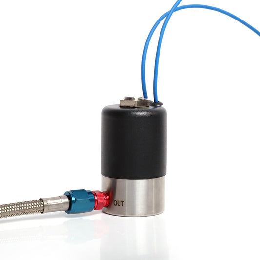 8.5MPa Nitrous Oxide Solenoi Stainless Steel Blue Solenoid Valve 12VDC