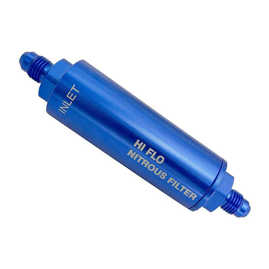 Nitrous Oxide Systems 15552NOS Nitrous and Fuel Filters 140 Micron-4AN BLUE