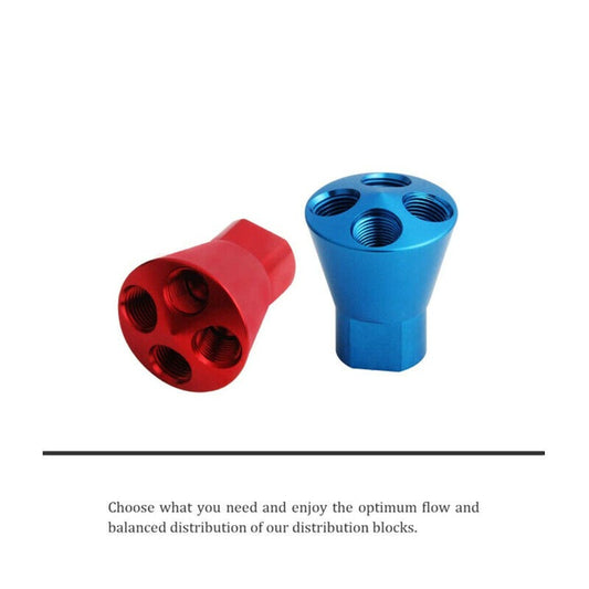Nitrous Showerhead Distribution Block 4 Port 1/8 NPT Outlet Nitrous Oxide System