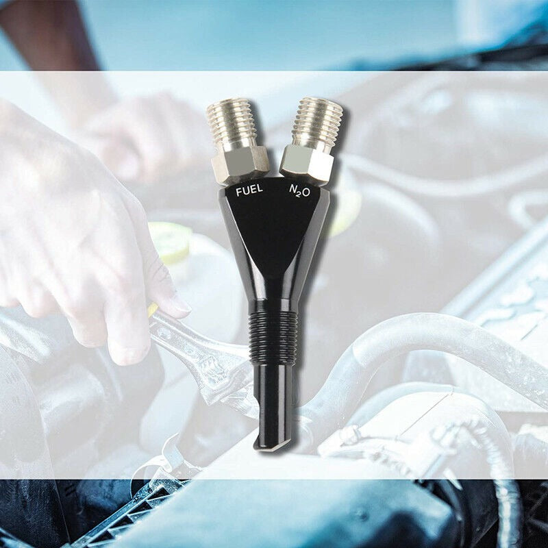 1 Black Shark Nitrous Wet 90 degree Nozzle 1/8 NPT threads NOS NX NEW